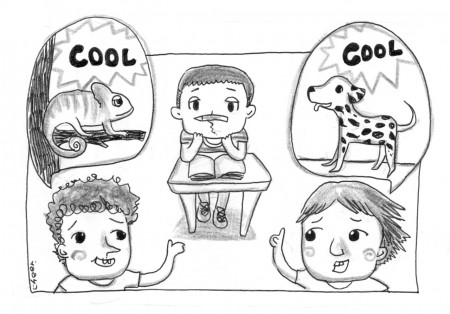 《瑞奇的寵物》內頁插圖 - 寵物 /  宇宙光